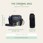 Midnight Blue Original Bag – dimensions