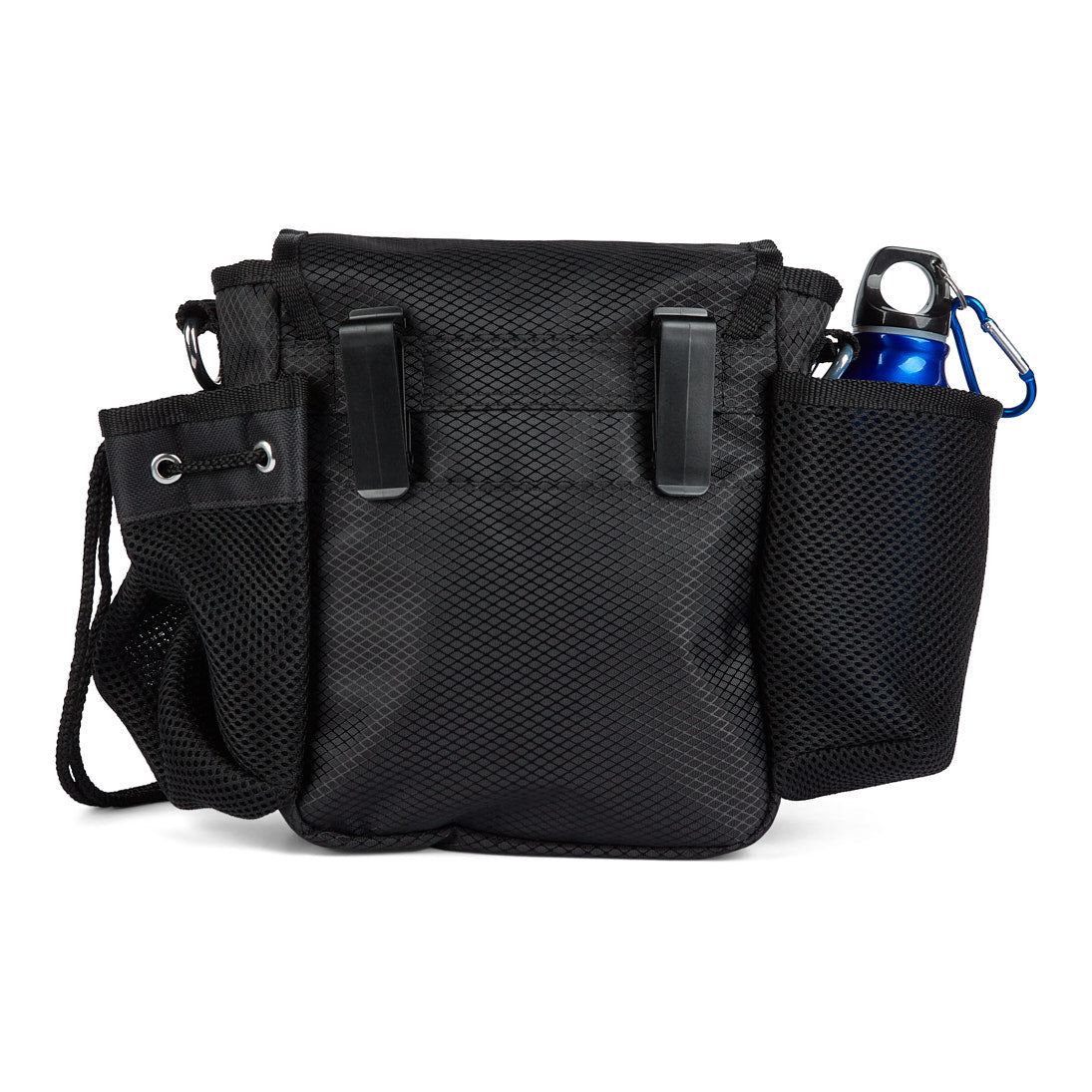Black Original Bag worn crossbody on a dog walk