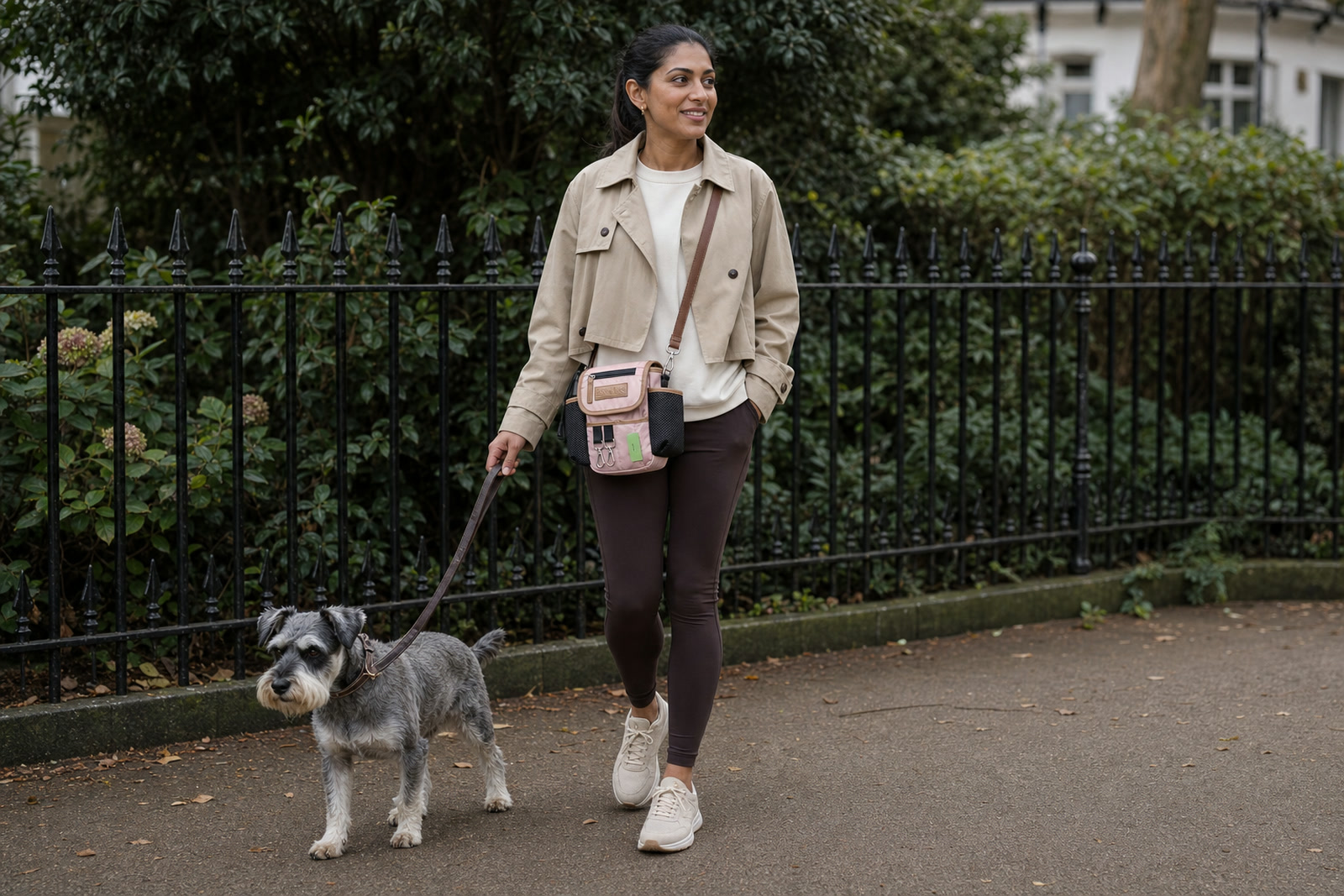 Vintage Rose Original Bag worn from gym to dog walk